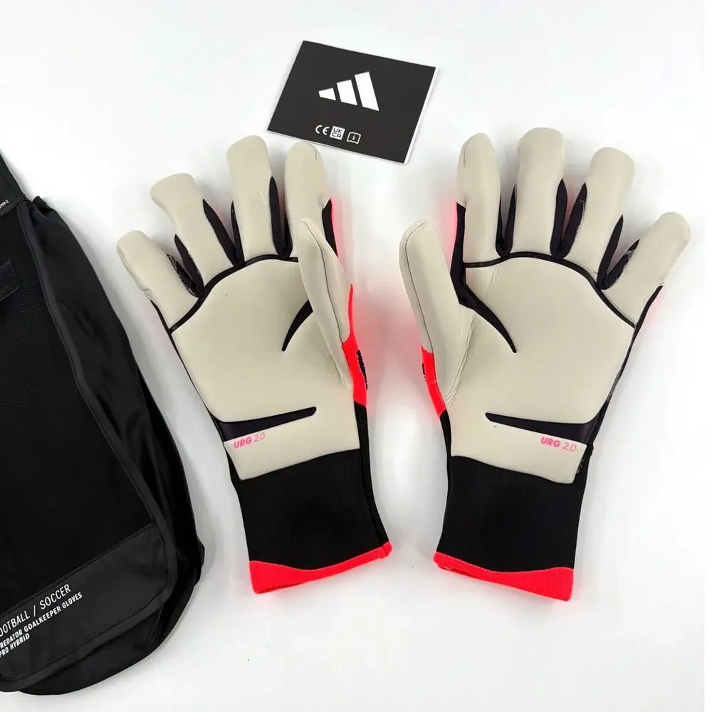 Adidas Predator Goalkeeper Pro Hybrid Gloves Turbo Aurora Size 11